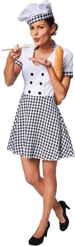 2dekans | Dressforfun Vrouwenkostuum chef-kokkin L -, Ophalen of Verzenden, Zo goed als nieuw