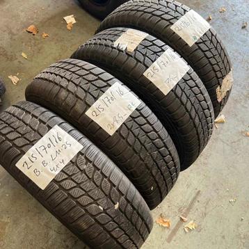 4 x Bridgestone Blizzak LM-25 215-70-16 Winterbanden 8,5mm beschikbaar voor biedingen