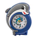 Fako® - Kinderhorloge - Slap On Mini - Dolfijn - Donkerblauw, Verzenden, Nieuw