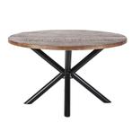 Eettafel Rond met Kruispoot - 150cm - Naturel - 22831 - e..., Huis en Inrichting, Tafels | Eettafels, Nieuw, Overige materialen