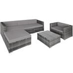 Wicker zitgroep Milaan - grijs, Tuin en Terras, Verzenden, Nieuw