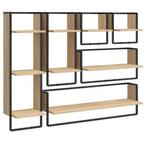 Set van 6 Wandplanken – Sonoma Eiken Wandrek Modern Design, Verzenden, Nieuw