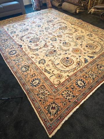 Groot perzisch Tapijt Kashan 385x300 wollen vloerkleed iran beschikbaar voor biedingen
