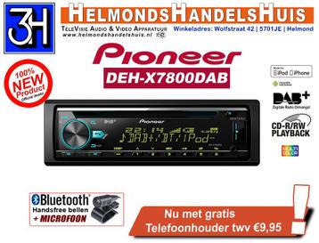 Pioneer DEH-X7800DAB autoradio met DAB+ digitale radio en cd beschikbaar voor biedingen