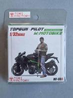 Tori Factory MF-08A TOPGUN Pilot w/Motobike 1:32, Verzenden, Nieuw