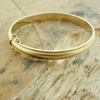 Massief gouden slavenarmband., Ophalen of Verzenden, Gebruikt, Overige kleuren, Goud
