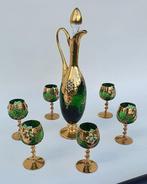 Tafelservies voor 6 (7) - glazen en karaf - Murano servies