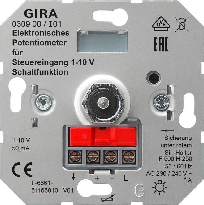 Gira Basic Unit Dimmer - 030900, Tuin en Terras, Buitenverlichting, Overige typen, Nieuw, Verzenden