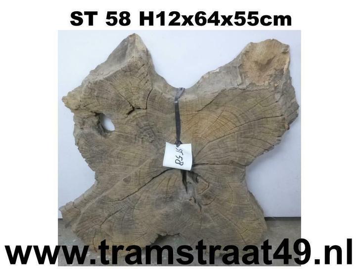 Verweerd hout boomschijf decoratie | tafelblad | wandpaneel, Huis en Inrichting, Woonaccessoires | Wanddecoraties, Nieuw, Ophalen of Verzenden