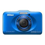 Nikon Coolpix S31 Digitale Waterdichte Compact Camera - Blau, Verzenden, Zo goed als nieuw
