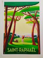Monsieur Z - French Riviera Travel poster  Saint Raphael -