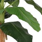 Kunstplant bananenboom 9 bladeren 120 cm groen, Nieuw, Verzenden