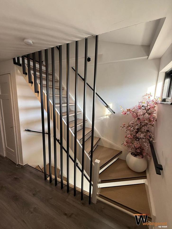 Stalen Balustrade met verticalen spijlen, Antiek en Kunst, Antiek | Kantoor en Zakelijk, Ophalen of Verzenden