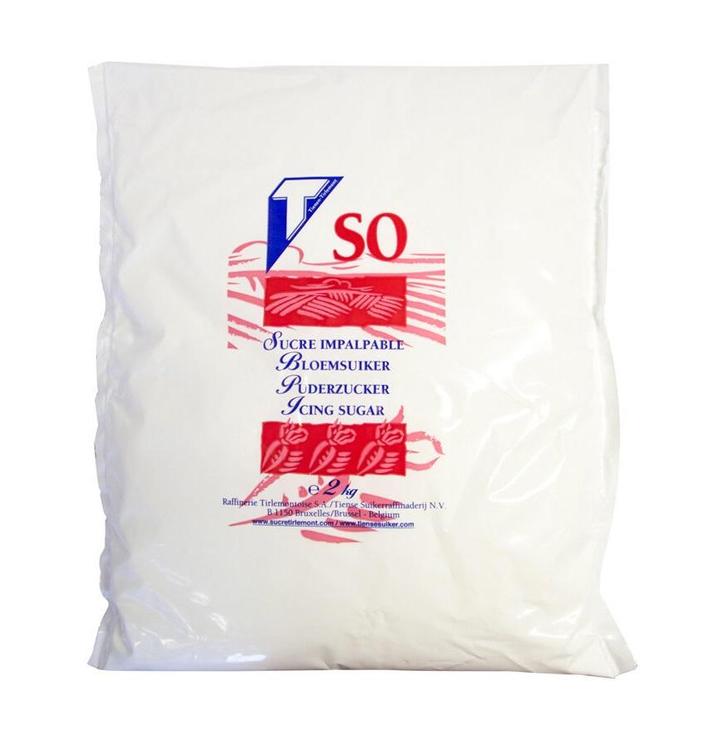 Poedersuiker 2 kg, Hobby en Vrije tijd, Taarten en Cupcakes maken, Nieuw, Verzenden