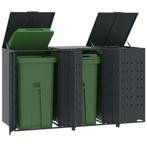vidaXL Containerberging 3 containers 207x79x117 cm staal, Doe-het-zelf en Verbouw, Verzenden, Nieuw