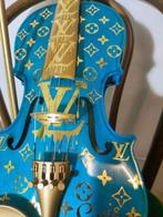 fp pop art - Louis vuitton violon bleu Turquoise électrique, Antiek en Kunst