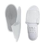 Slipper badstof wit open teen, 100 paar, Verzenden