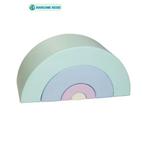 Soft play foam blokken set in zachte pastel regenboogkleu..., Ophalen of Verzenden, Nieuw