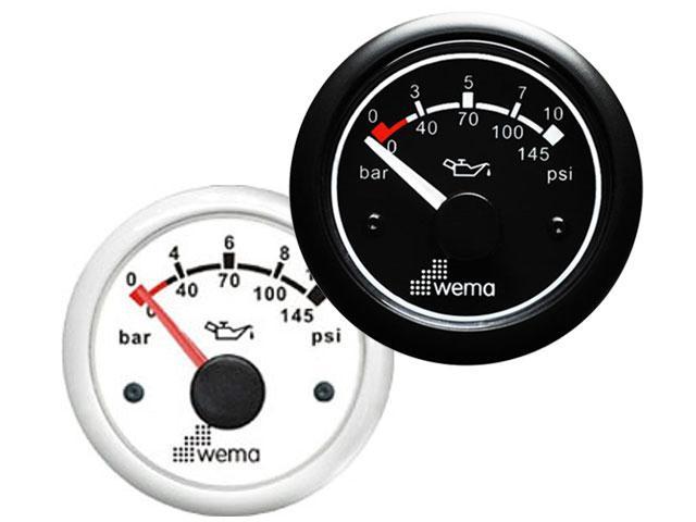 OLIEDRUKMETER 10 BAR - 145 PSI -WEMA, Watersport en Boten, Bootonderdelen, Nieuw, Zeilboot of Motorboot, Ophalen of Verzenden