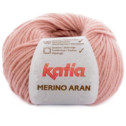 Katia Merino Aran - 83 zalmroze - Merinogaren, Hobby en Vrije tijd, Breien en Haken, Ophalen of Verzenden