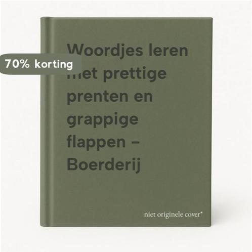 Woordjes leren met prettige prenten en grappige flappen -, Boeken, Kinderboeken | Baby's en Peuters, Zo goed als nieuw, Verzenden