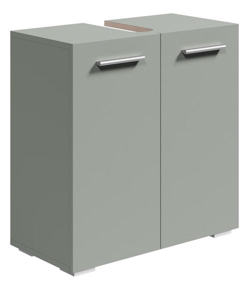 Wastafelkast Jupiter 60 x 30 x 60 cm Mat Groen, Huis en Inrichting, Badkamer | Badkamermeubels, Nieuw, Wastafelkast, Verzenden