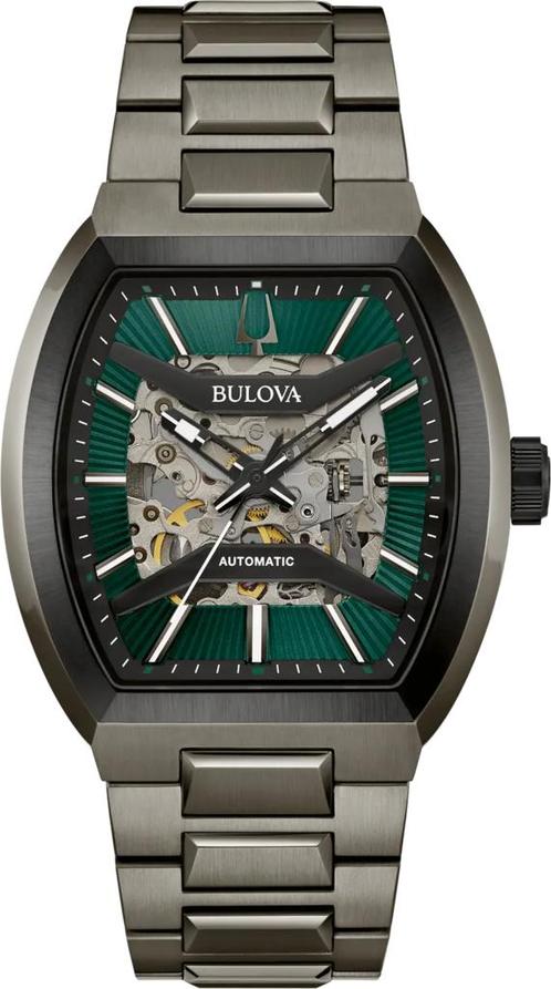 Bulova 98A321 Performance Maquina automatisch horloge, Sieraden, Tassen en Uiterlijk, Horloges | Heren, Staal, Nieuw, Staal, Overige merken