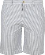 McGregor Shorts Striped Seersucker Medium Blue maat 36 Heren, Kleding | Heren, Broeken en Pantalons, Verzenden, Nieuw, Blauw, McGregor