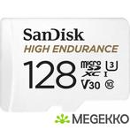 SanDisk High Endurance 128GB MicroSDXC Geheugenkaart, Computers en Software, RAM geheugen, Nieuw, Verzenden