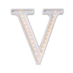 Houten letter lamp V – handgemaakt en sfeervolle verlicht., Kinderen en Baby's, Kinderkamer | Inrichting en Decoratie, Ophalen of Verzenden