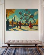 RINGER - Atomium in the Fifties Toile (XXL), Antiek en Kunst