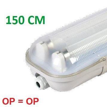 Agri Waterdicht IP65 LED TL armatuur dubbel TL 150cm. beschikbaar voor biedingen
