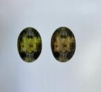 2 pcs Geel, Groen Alexandriet - 6.01 ct - Gemological, Nieuw