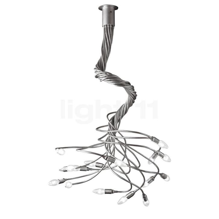 Catellani & Smith Turciø¹ 16 Soffitto LED, nikkel, Huis en Inrichting, Lampen | Hanglampen, Nieuw, Verzenden
