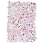 Roze Wanddecoratie Bloemen 60cm, Verzenden, Nieuw