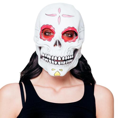 Halloween Masker Senora Calavera, Hobby en Vrije tijd, Feestartikelen, Nieuw, Verzenden