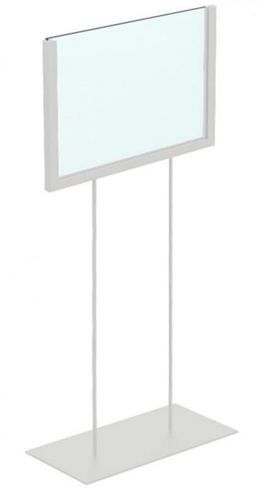 Display hoog A5 wit liggend ST0041, Zakelijke goederen, Kantoor en Winkelinrichting | Winkel en Inventaris