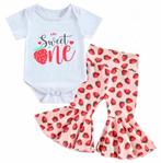 2-delig eerste verjaardags setje Strawberry, Kinderen en Baby's, Babykleding | Maat 80, Nieuw, Sweet-One, Setje, Verzenden