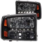 ANZO 2000-2004 Ford Excursion Crystal Headlights Black w/, Ophalen of Verzenden, Nieuw