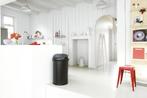 Brabantia Touch Bin Prullenbak - 60 liter - Matt Black, Huis en Inrichting, Verzenden, Zo goed als nieuw