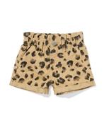 HEMA Baby korte broek luipaard bruin, Verzenden, Nieuw