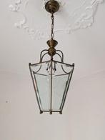 Lantaarn - Messing - Cristallo molato, Antiek en Kunst