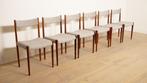 6 x eetkamerstoel | Lubke | Palissander | Opnieuw, Huis en Inrichting, Stoelen, Ophalen of Verzenden, Nieuw