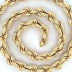 Handmade - Halsketting - Fune - 34.2 g - 18 karaat Geel goud, Sieraden, Tassen en Uiterlijk, Kettingen, Nieuw