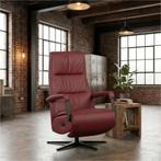 Leren relaxfauteuil met hartbalans Core - Massif Rubino, Bohemian, Industrieel, Modern, Scandinavisch, Nieuw, Ophalen of Verzenden