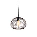 Design hanglamp zwart draad - Wire Dough, Nieuw, Overige materialen, Design, 75 cm of meer