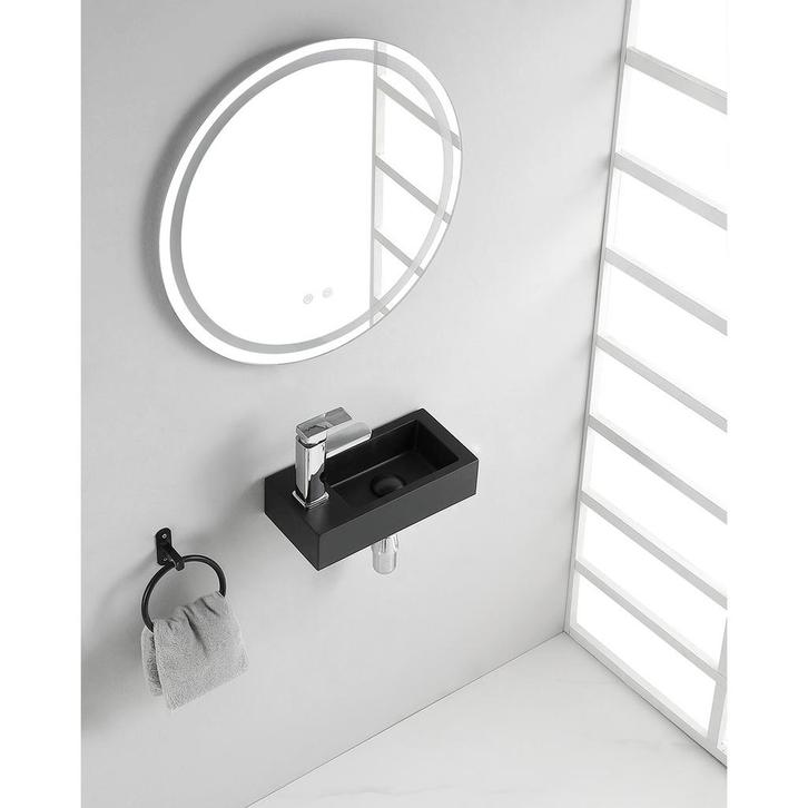 Wiesbaden Rhea S - Mini Fontein - Links - 36.5x18x9cm -, Doe-het-zelf en Verbouw, Sanitair, Nieuw, Ophalen of Verzenden