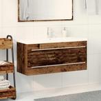 vidaXL Badkamerkast met Ingebouwde Wastafel Oud Hout, Huis en Inrichting, Verzenden, Nieuw