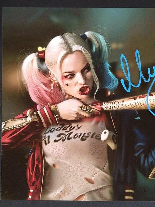Suicide Squad - Margot Robbie Harley Quinn - Signed photo, Verzamelen, Film en Tv