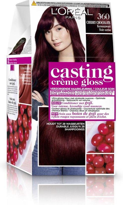 L’Oréal Paris Casting Creme Gloss 360- Kersenzwart - Haar, Sieraden, Tassen en Uiterlijk, Uiterlijk | Haarverzorging, Nieuw, Verzenden